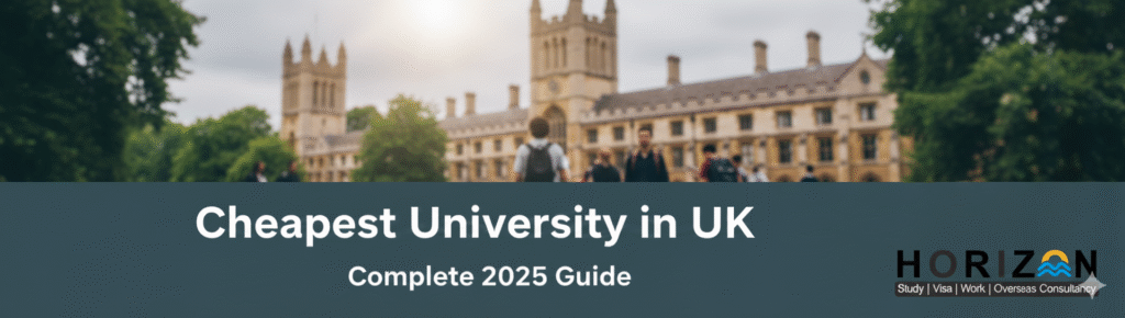 cheapest university in UK